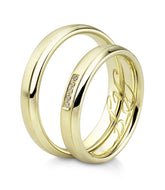 Breuning Trauringe Secret Promise mit Diamanten - 48/06653 & 48/06654